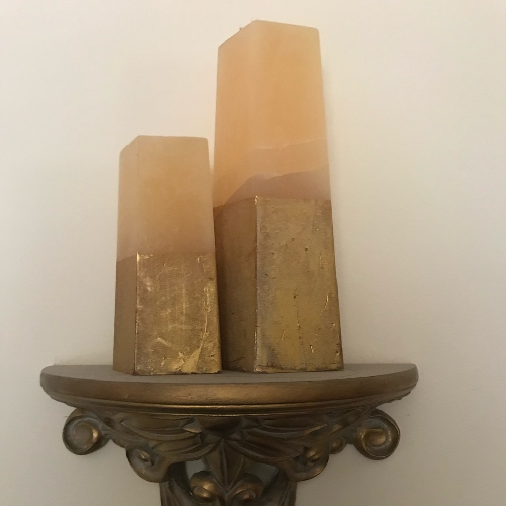 1 SET OF DECORATIVE CANDLES BY THE BOMBAY COMPANY